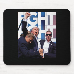On Trump Fight For America Trump Undefeatable  Mouse Pad