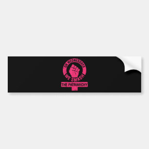 On Wednesdays we Smash the Patriarchy Women rights Bumper Sticker