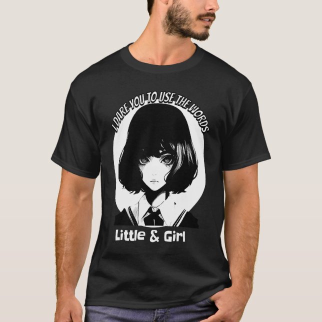 On Wednesdays We Wear Black Goth Mood Day Not a Li T-Shirt (Front)