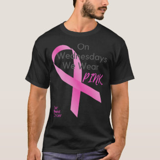 On Wednesdays we wear PINK - Beat Breast Cancer  F T-Shirt