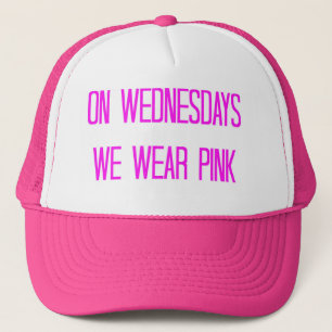 On Wednesdays We Wear Pink Trucker Hat