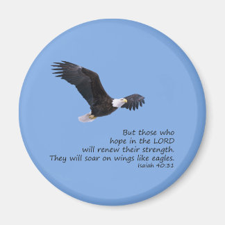 On Wings Like Eagles Magnet