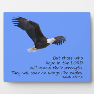 On Wings Like Eagles Plaque
