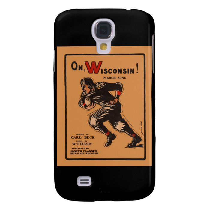 On, Wisconsin Football Sheet Music 3G 3GS Galaxy S4 Case