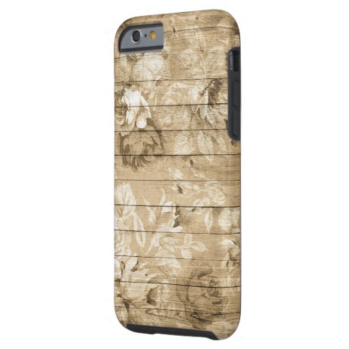 on_wood_vintage_wood_nostalgic tough iPhone 6 case