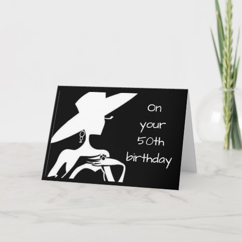 ON YOUR 50th BIRTHDAY YOU LOOK FABULOUS Card