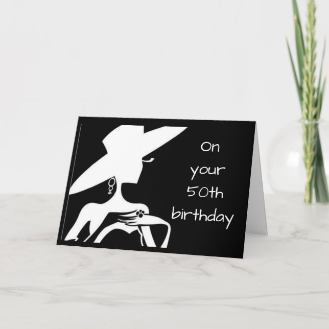 ON YOUR **50th** BIRTHDAY YOU LOOK FABULOUS Card (Front)