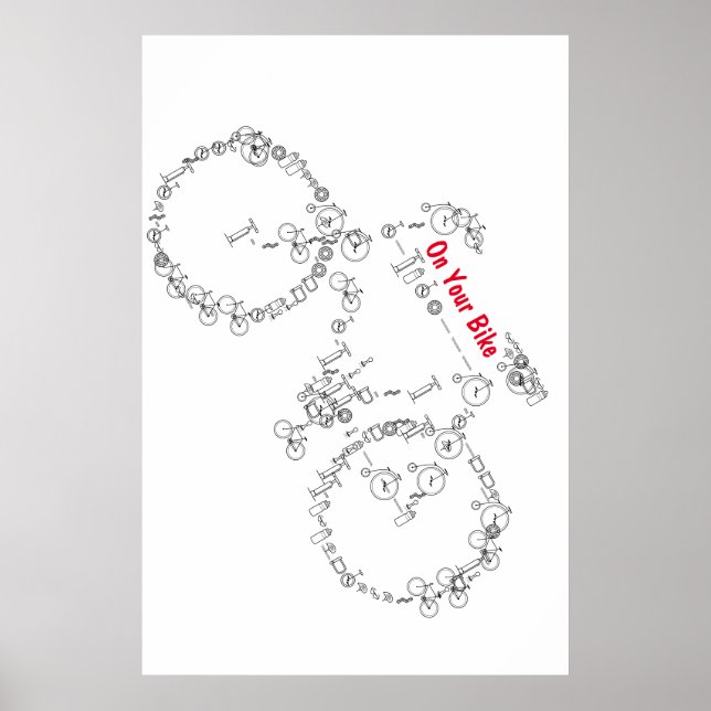 on Your Bike Poster (Front)