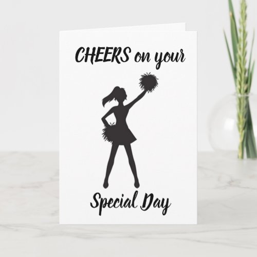 ON YOUR BIRTHDAY CHEERS to YOU Card