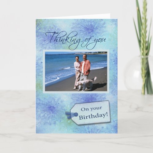 On your Birthday _ Photo Card Template