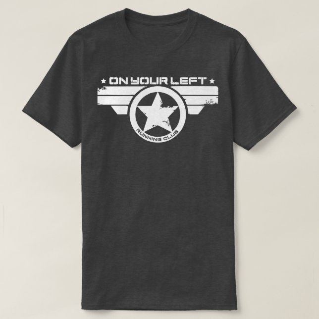 on your left running club 1 T-Shirt (Design Front)