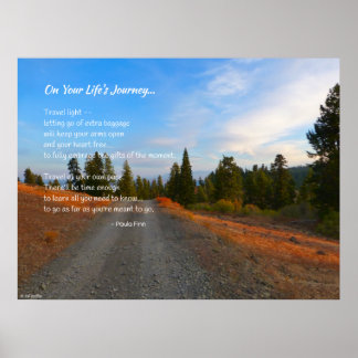 On Your Life's Journey...Poster Poster