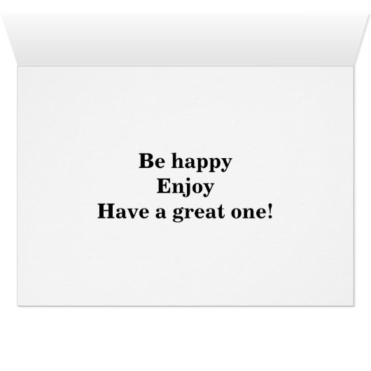 ON YOUR ***MAY BIRTHDAY*** BE "HAPPY!" (Inside Horizontal (Bottom))