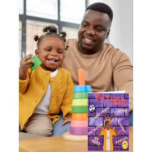 On Your Shoulders Daddy's My Hero Card