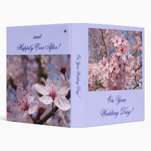 On Your Wedding Day Binder Album Pink Blossoms