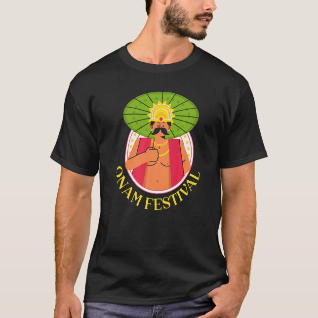 Onam Festival India Holiday Indian Kerala Religiou T-Shirt (Front)