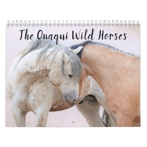 Onaqui Wild Horses Calendar