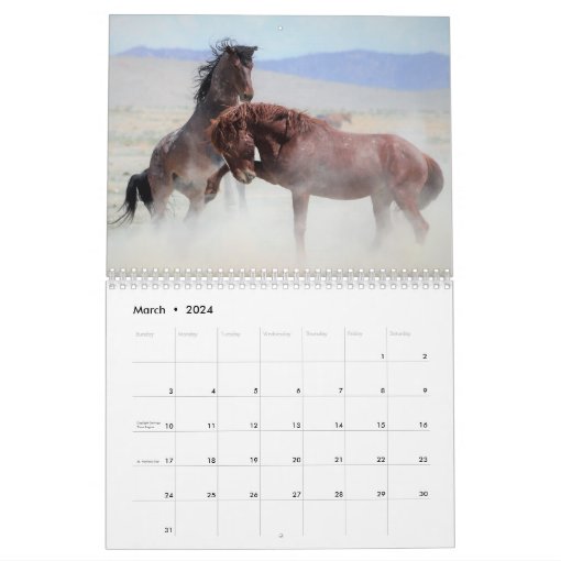 Onaqui Wild Horses Calendar | Zazzle