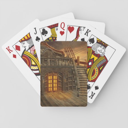 Onboard Pirate Ship Playing Cards