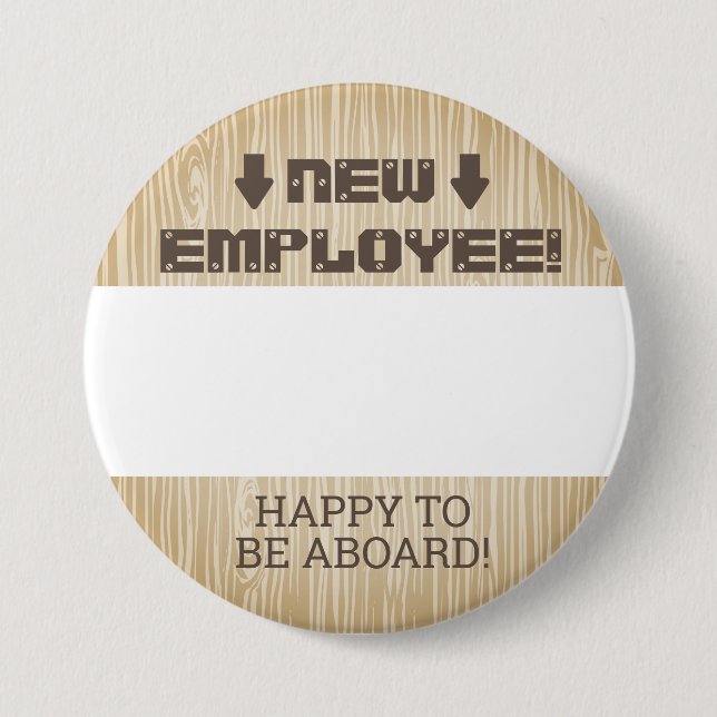 Onboarding new employee welcome name button (Front)