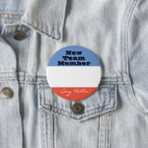 Onboarding new employee welcome name button