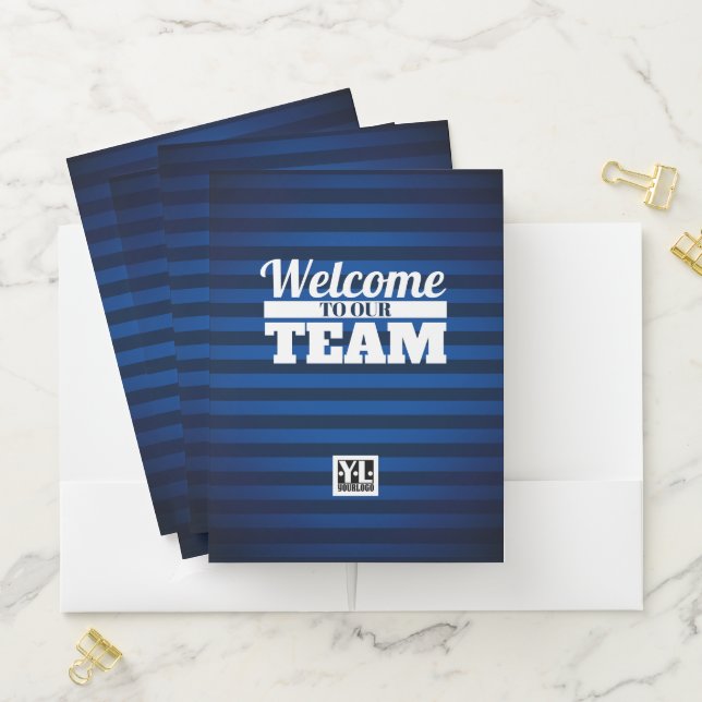 Onboarding orientation newbie new employee welcome pocket folder (In Situ)