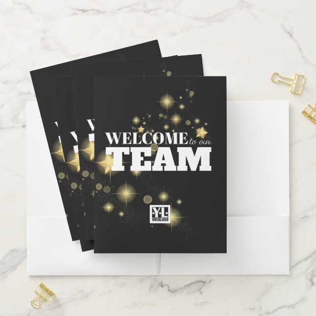 Onboarding orientation newbie new employee welcome pocket folder (In Situ)