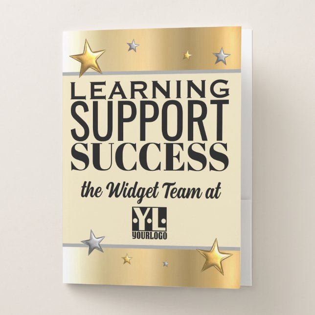 Onboarding orientation newbie new employee welcome pocket folder (Front)