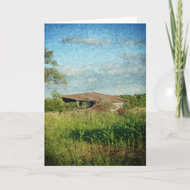 Once a Barn Card (Front)