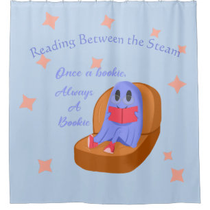 Once a Bookie Always a Bookie Shower Curtain