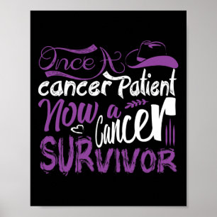 Once A Cancer Patient Now A Cancer Survivor Poster