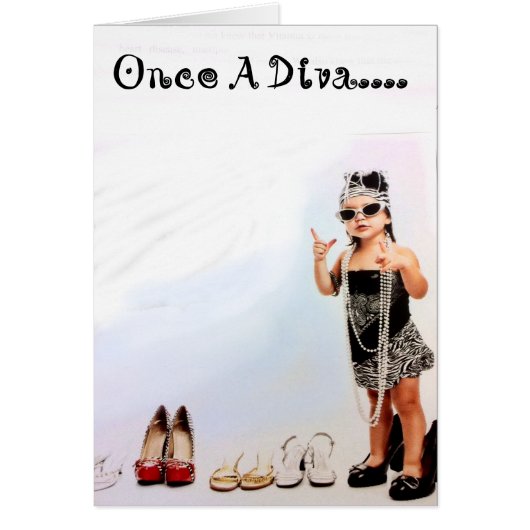 Once A Diva Cards (Front)