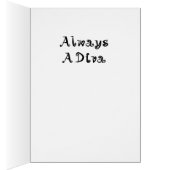 Once A Diva Cards (Inside (Right))