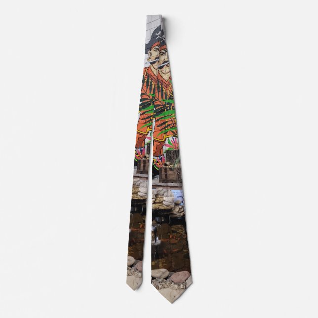 Once a Pirate,Always a Pirate..... Neck Tie (Back)