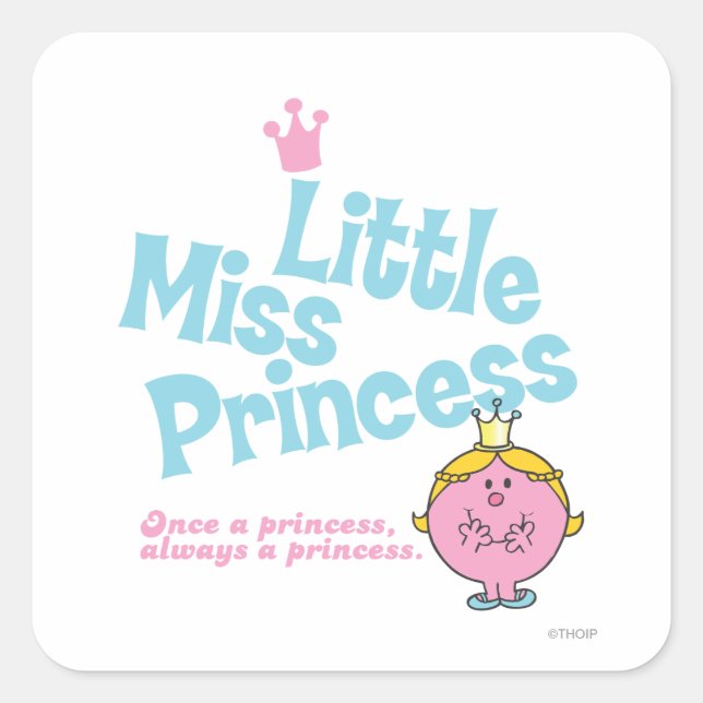 Once A Princess Square Sticker (Front)