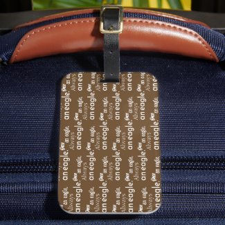 Once an Eagle, Always an Eagle. Brown and White