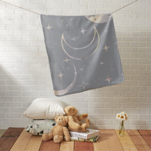 Once in a Blue Moon Baby Blanket