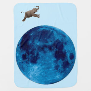 Once in a Blue Moon Baby Blanket
