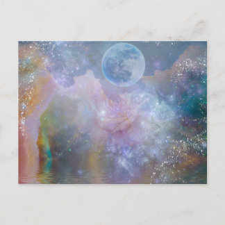 Once in a Blue Moon Postcard