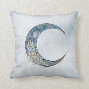 Once in a Blue Moon Throw Pillow