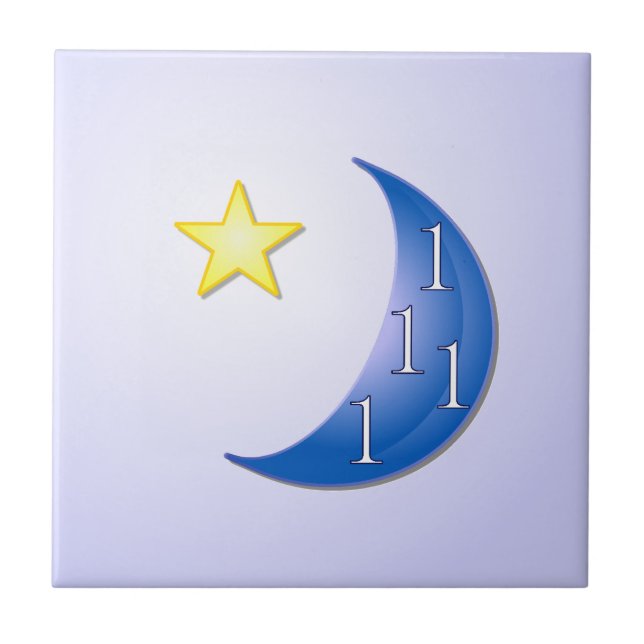 Once in a Blue Moon Tile (Front)
