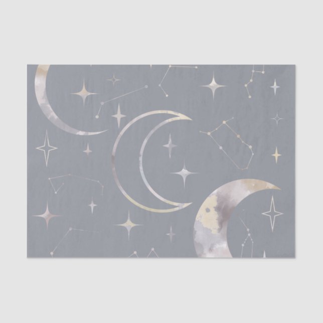 Once in a Blue Moon Tissue Paper (Front)