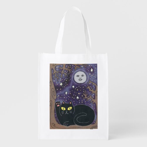 Once in a Lucky Blue Moon T_Shirt Grocery Bag