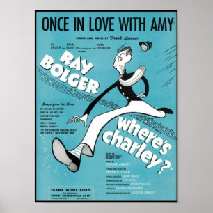 Once In Love With Amy Songbook Cover Poster