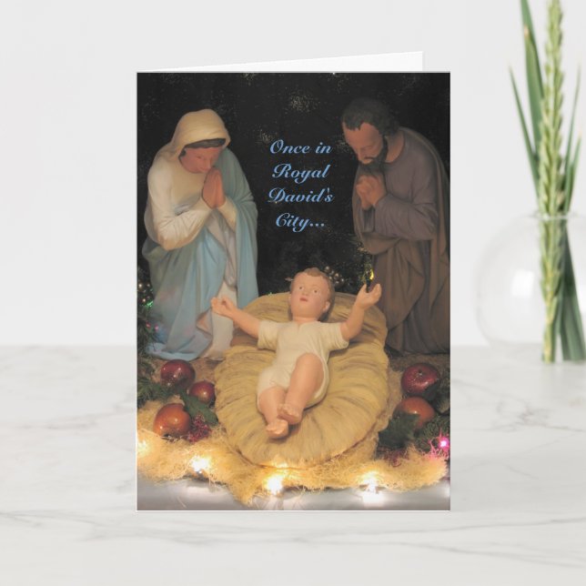 Once in Royal David's City Christmas Card (Front)