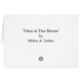 ONCE IN TWO MOONS CARDS (Back Horizontal)