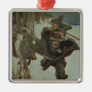 Once it Chased Doctor Wilkinson Metal Ornament