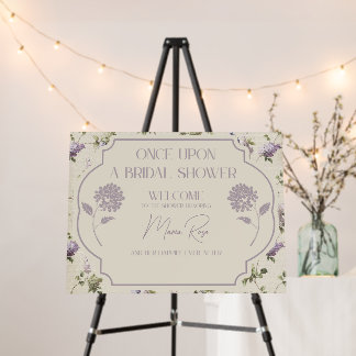 Once Upon A Bridal Shower Welcome Sign