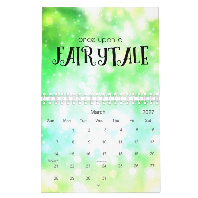 Once Upon a Fairytale Calendar (Mar 2027)