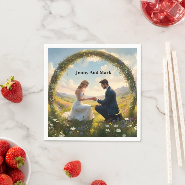 Once Upon A Magical Wedding Proposal,  Napkins (Insitu)